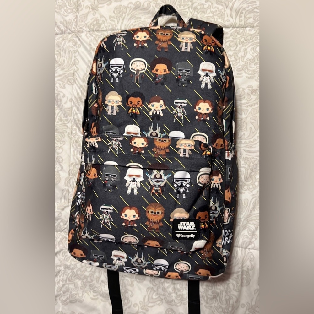 Loungefly- STARWARS- Han Solo- CHIBI Backpack- NWOT
